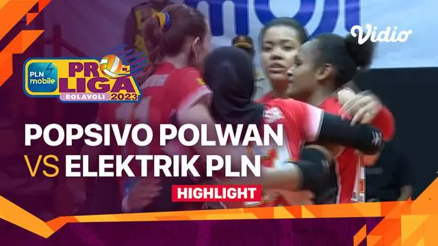 Berita video highlights laga pekan kedua putaran pertama PLN Mobile Proliga 2023 kategori putri antara Jakarta Popsivo Polwan melawan Jakarta Elektrik PLN, Kamis (12/1/2023) siang hari WIB.