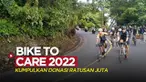 Berita video ajang Bike to Care 2022 berhasil mengumpulkan donasi lebih dari 750 juta untuk membantu anak-anak di SOS Children's Villages Indonesia.