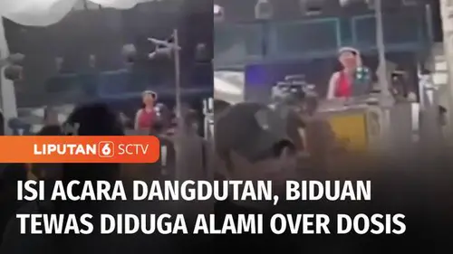 VIDEO: Biduan Muda Tewas di Acara Musik Organ Tunggal di Banyuasin, Diduga Over Dosis