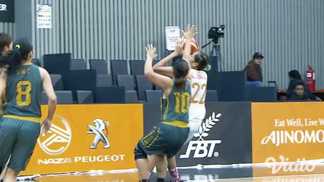 Berita video highlights Bola Basket Putri, Indonesia vs Myanmar di MABA Stadium, Kuala Lumpur, Malaysia, Minggu (20/8/2017).