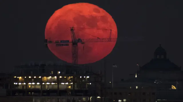 supermoon di Washington
