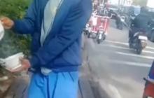 Aksi Brutal Bang Jago! Diduga Malak Tukang Bubur, Mangkuk Dagangan Dihancurkan