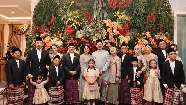 6 Potret Keluarga Rasyid Rajasa dan Tamara Kalla di Momen Pertunangan