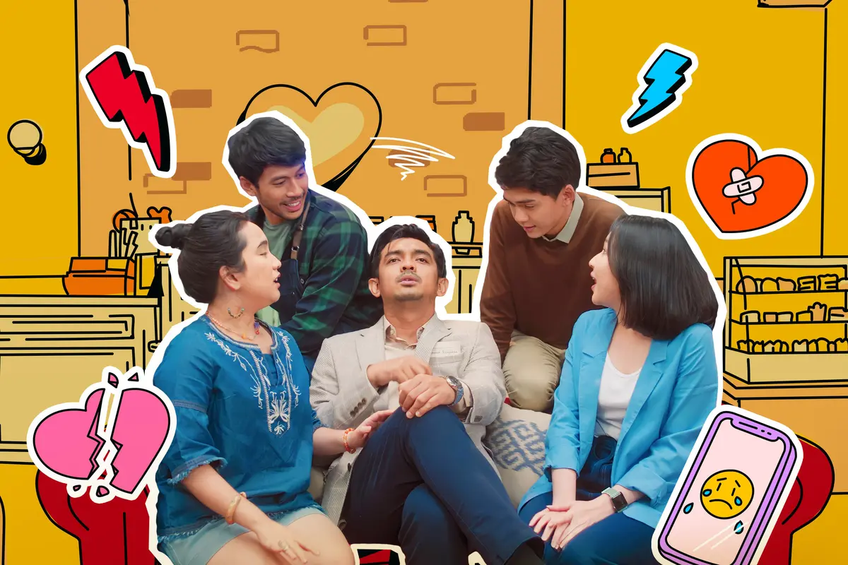 Poster Sitkom Klub Kecanduan Mantan. (Foto: Netflix)