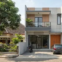 Desain Rumah 6x10 dengan Tempat Usaha di Depan. (AI Generated)