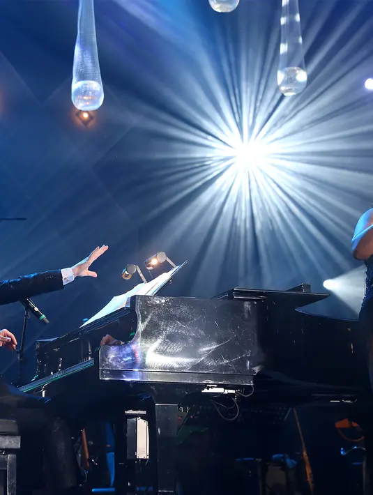 Musisi asal Kanada, David Foster menjadi salah satu bagian terpenting dalam Java Jazz Festival 2016. (Andy Masela/Bintang.com)