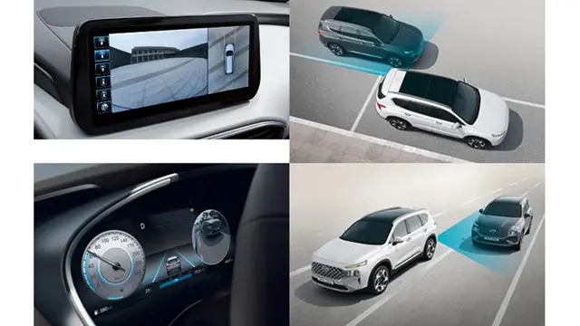 Hyundai New SANTA FE memiliki fitur keamanan lengkap dan terbaik.