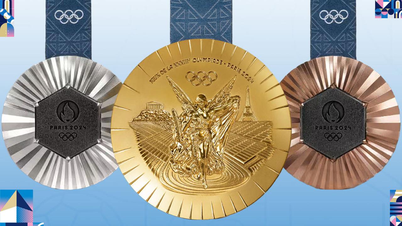 Olimpiade 2024 - Ilustrasi Medali di Olimpiade Paris 2024