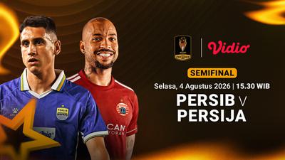 Persib vs Persija - Piala Presiden Semifinal: Duel Antara Dua Pelatih Baru di Vidio