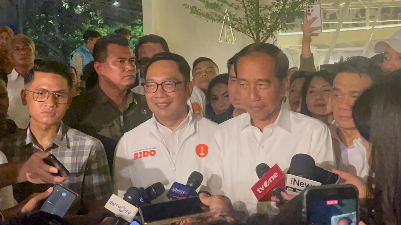 Ridwan Kamil Sindir Anies di Depan Jokowi: Dulu Berseteru dengan PDIP, Sekarang Gabung