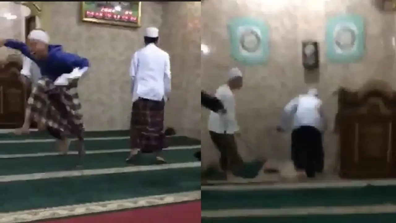 Usaha Para Remaja Mengusir Tikus di Masjid Ini Kocak Abis