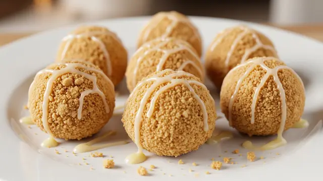 Bola-bola Biskuit Marie Susu Kental Manis