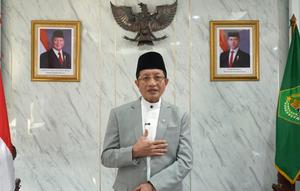 Menteri Agama Nasaruddin Umar menyampaikan ucapan Selamat Hari Raya Paskah 2026 kepada umat Kristiani di Indonesia. (Foto: Istimewa)