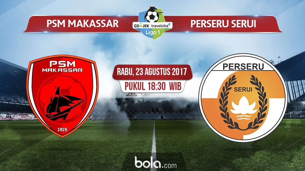 PSM Makassar Vs Perseru Serui