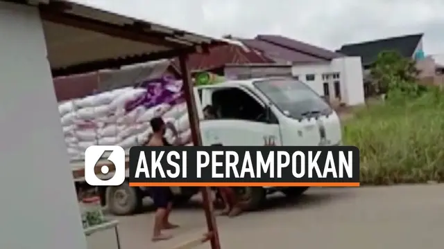 VIDEO: Rekaman Pelaku Perampokan Pakan Ikan Tertangkap dan Diserang Warga