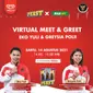 Virtual Meet & Greet Eko Yuli dan Greysia Polli yang digelar Feast X Bola.net.