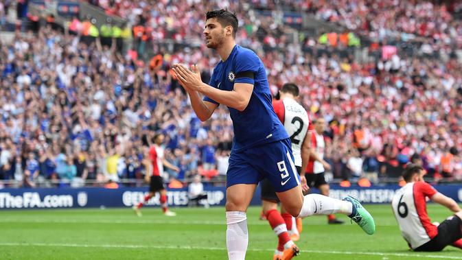 Alvaro Morata. (Glyn KIRK / AFP)