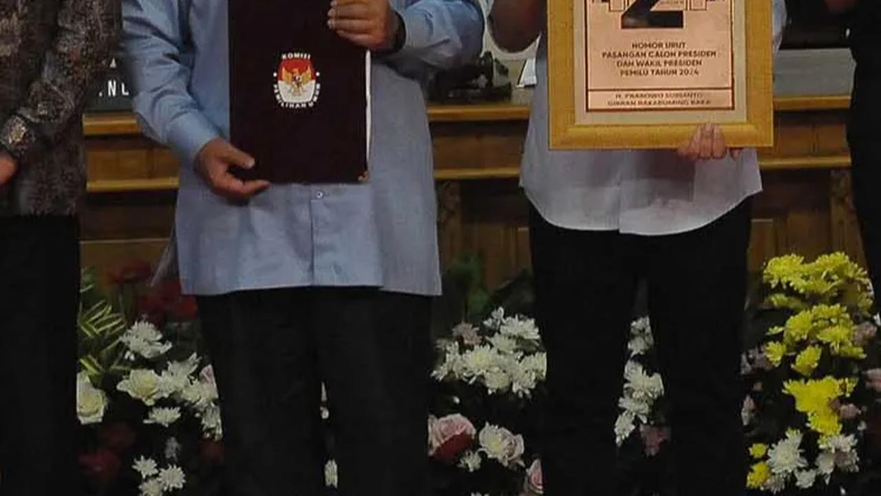 Pasangan Prabowo-Gibran ini maju dengan nomor urutan 2 dalam Pilpres 2024 mendatang. <br>
