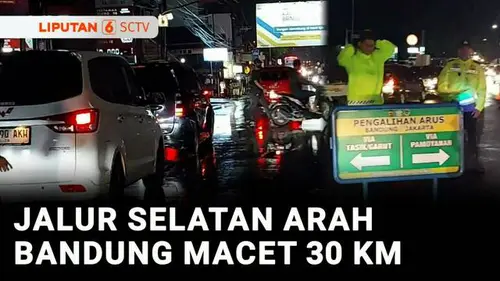 VIDEO: Macet Sepanjang 30 Km di Jalur Selatan Garut-Ciamis Arah Bandung