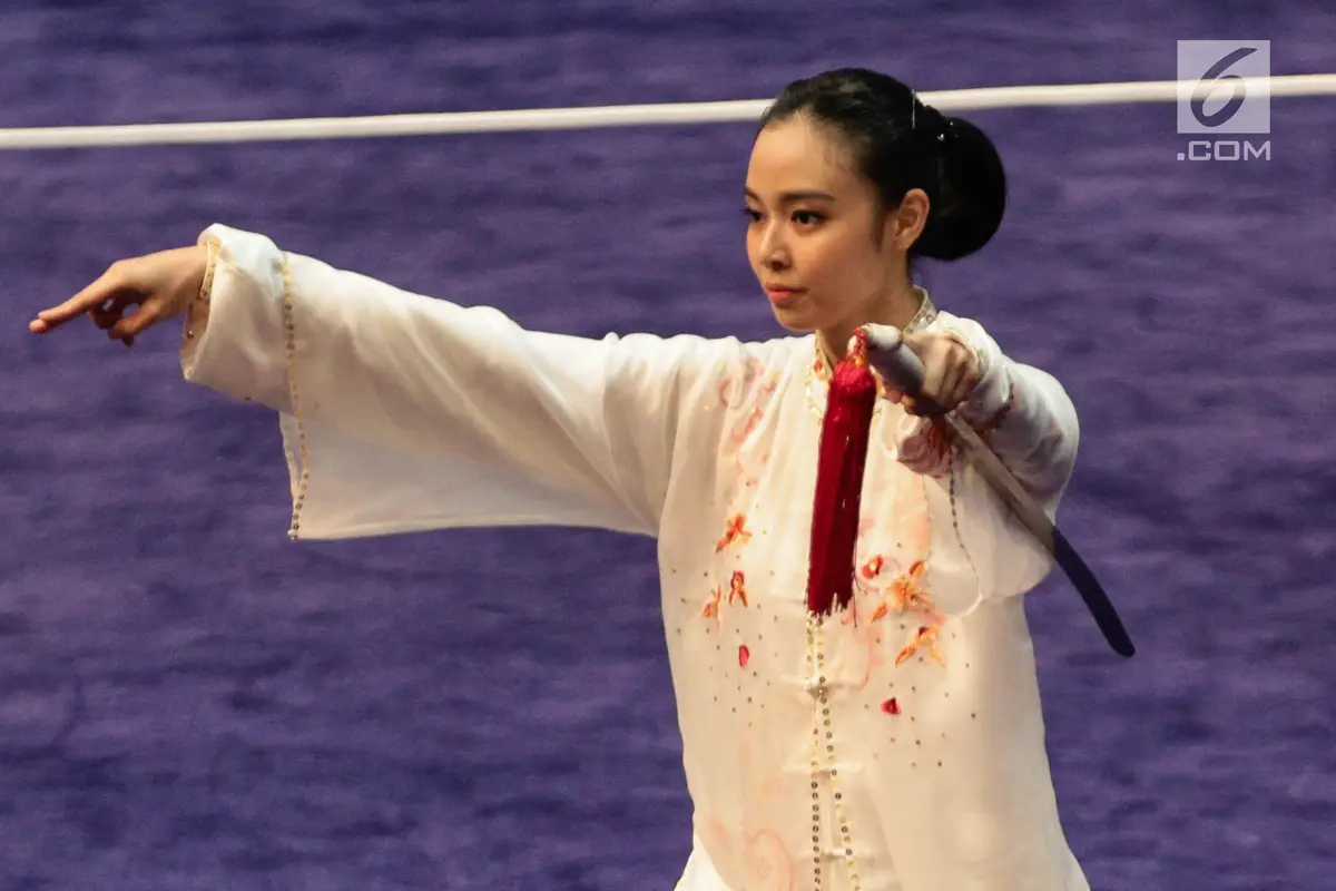 Sumbang Emas untuk Indonesia, Begini Aksi Atlet Wushu Saat Berlaga