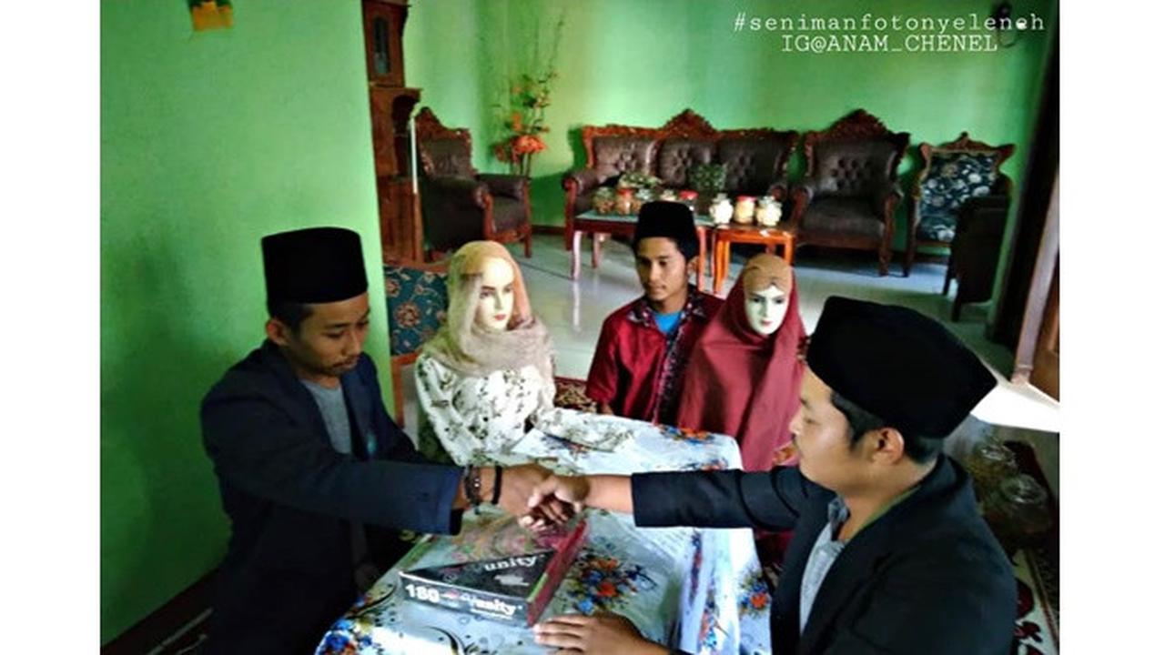 Parodi 4 Foto Imajinasi Jomblo Ini Bikin Geleng-geleng