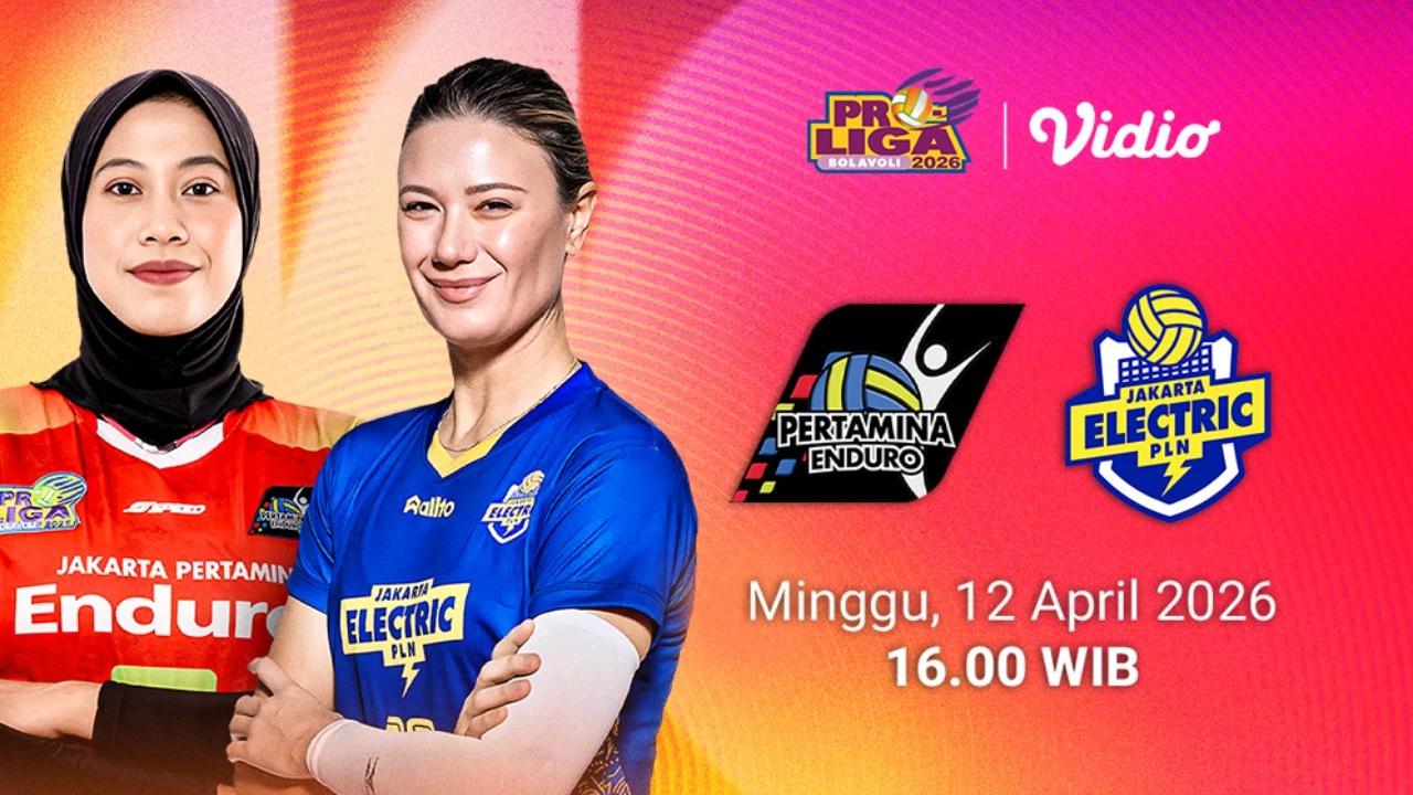 Live Streaming Final Four Round 2 Proliga 2026: Jakarta Pertamina Enduro vs Jakarta Electric PLN, Tayang di Vidio