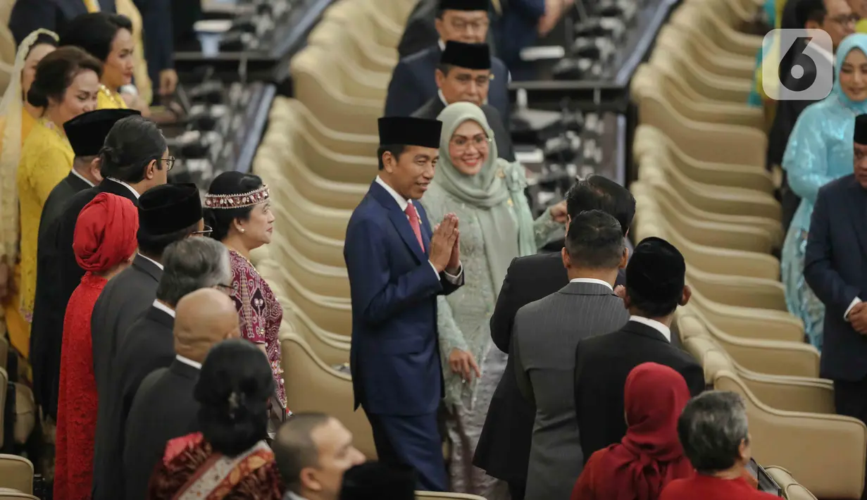 “RAPBN tahun 2024 didesain untuk menjawab tantangan saat ini sekaligus di masa yang akan datang, maka kebijakan RAPBN tahun 2024 diarahkan untuk mempercepat transformasi ekonomi yang inklusif dan berkelanjutan,” kata Presiden Joko Widodo. (Liputan6.com/Faizal Fanani)