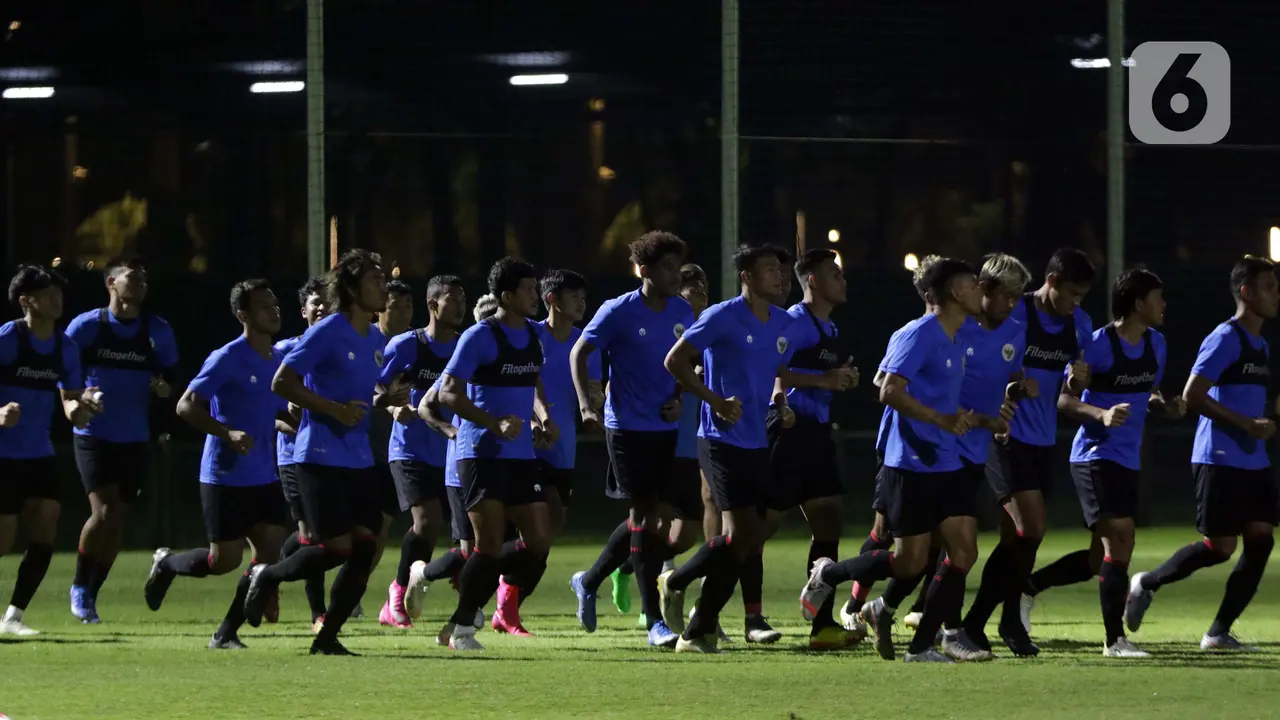 Kerasnya Latihan Timnas Indonesia U-22 Jelang Uji Tanding