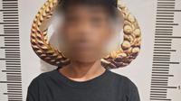 Remaja 17 tahun di Kecamatan Kajang, Kabupaten Bulukumba ditangkap usai diduga mengedarkan sabu. (Dok. Istimewa)