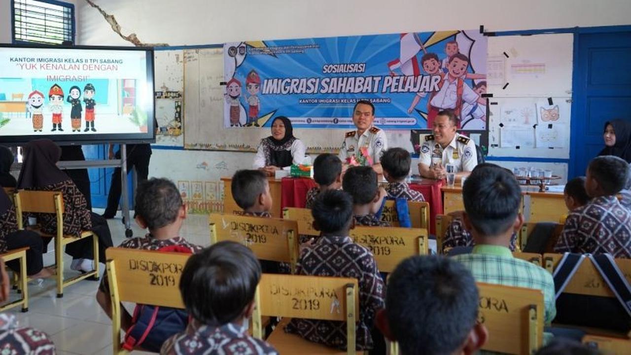 Kantor Imigrasi Sabang Gelar Edukasi Keimigrasian untuk Pelajar SD, Perkuat Pemahaman Sejak Dini