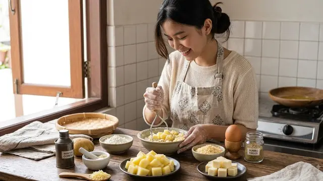 Resep Kelereng Keju Kentang