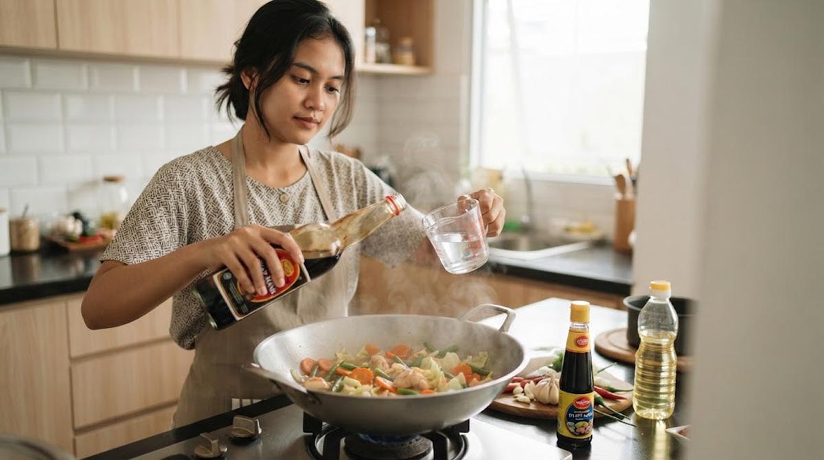 Cara Menggunakan Sisa Bumbu di Dasar Botol Tanpa Terbuang