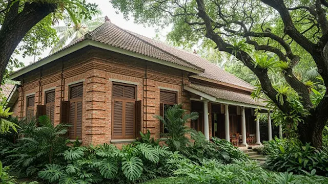 Rumah Khas Belanda dengan Dinding Tebal