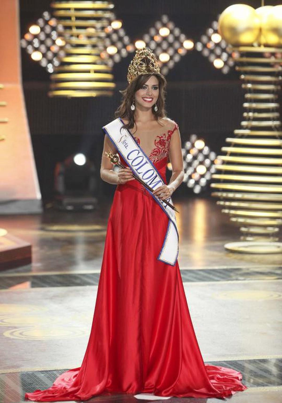 Lucia Aldana, sabet gelar wanita tercantik Kolombia 2012