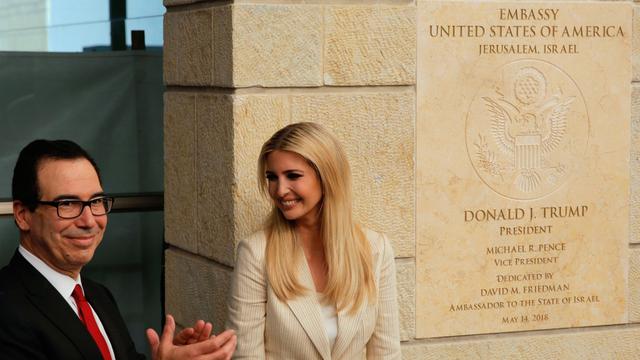 Ivanka Trump Resmikan Kedutaan AS di Yerusalem, 54 Dubes Memboikot