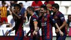 Barcelona memetik kemenangan meyakinkan di jornada ke-35 La Liga Spanyol. Melawat ke markas Cordoba di Estadio Nuevo Arcangel, Sabtu (2/5/2015) malam WIB, Barca menang besar 8-0.