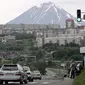 Gunung Klyuchevskaya Sopka di Rusia. (dok. TATYANA MAKEYEVA / AFP)