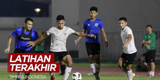 VIDEO: Timnas Indonesia Jalani Latihan Terakhir Sebelum Berangkat ke Dubai