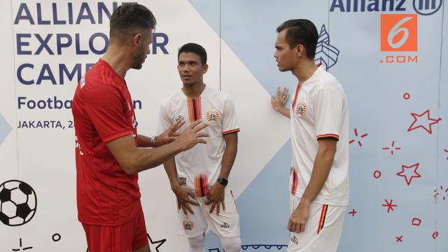 Allianz Explorer Camp 2019, Martin Demichelis, Sandi Sute, Rezaldi Hehanussa