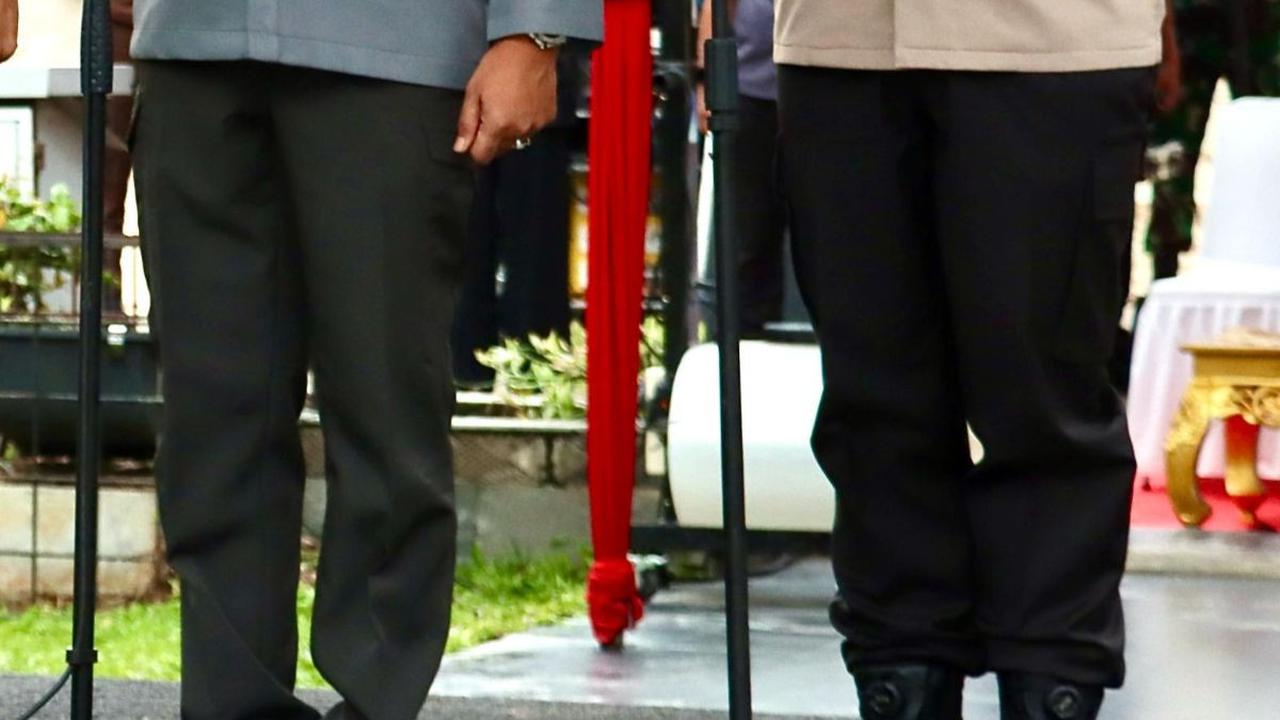 Satgas Linmas TNI-Polri Pekanbaru Apel Gelar Pasukan Demi Sukseskan Pemilu 2024