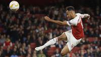 Aubameyang adalah salah satu striker paling produktif di Eropa. Dia mulai bersinar saat berseragam Borussia Dortmund dan sekarang di Arsenal. (AP/Kirsty Wigglesworth)
