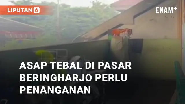 VIDEO: Asap Tebal Di Pasar Beringharjo Yogyakarta, Warganet: Perlu Penanganan Serius