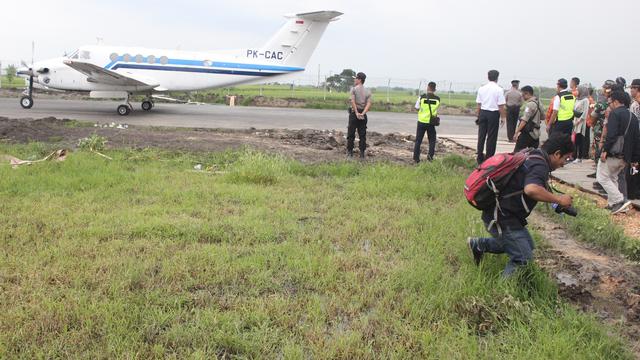Tes pendaratan di Bandara Ngloram Blora