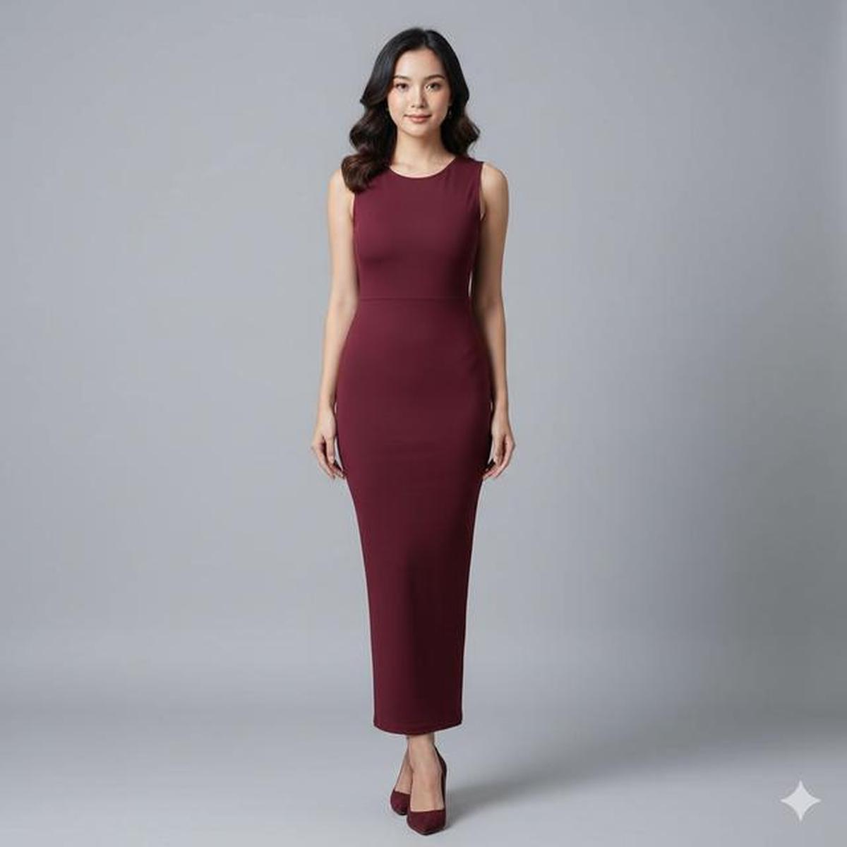 7 Potret Aura Kasih Pakai Bodycon Dress, Elegan dengan Lekuk Tubuh Proporsional
