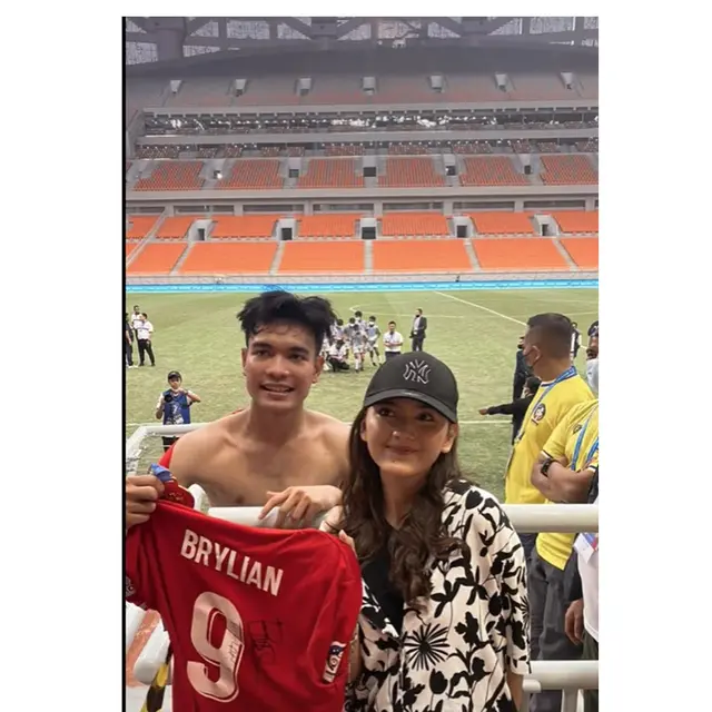 Dikabarkan Pacaran, Ini 6 Potret Artis Nabila Zavira dan Pesepakbola Brylian Aldama