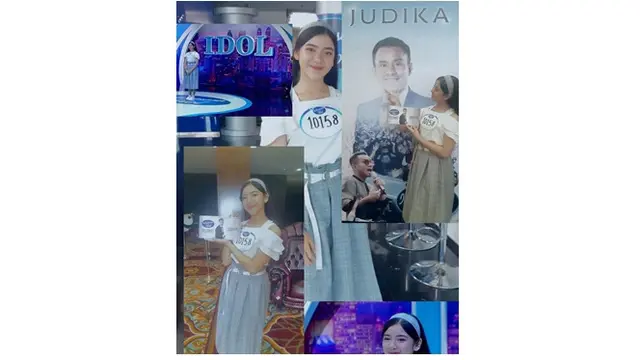 Potret Tiara Anugrah saat mengikuti audisi Indonesian Idol, ia mendapat titanium tiket dari Judika