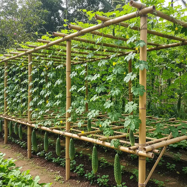 Cara Menanam Sayur Pare untuk Hasil Optimal di Lahan Terbatas (AI)