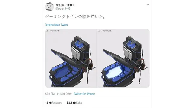 Desain Toilet Gaming Ala Jepang, Buat Kamu Betah Bermain Game