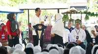 Presiden Joko Widodo di Kabupaten Batu Bara, Sumatera Utara. (Liputan6.com/ ist)