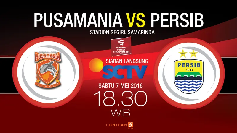 Pusamania Borneo vs Persib Bandung